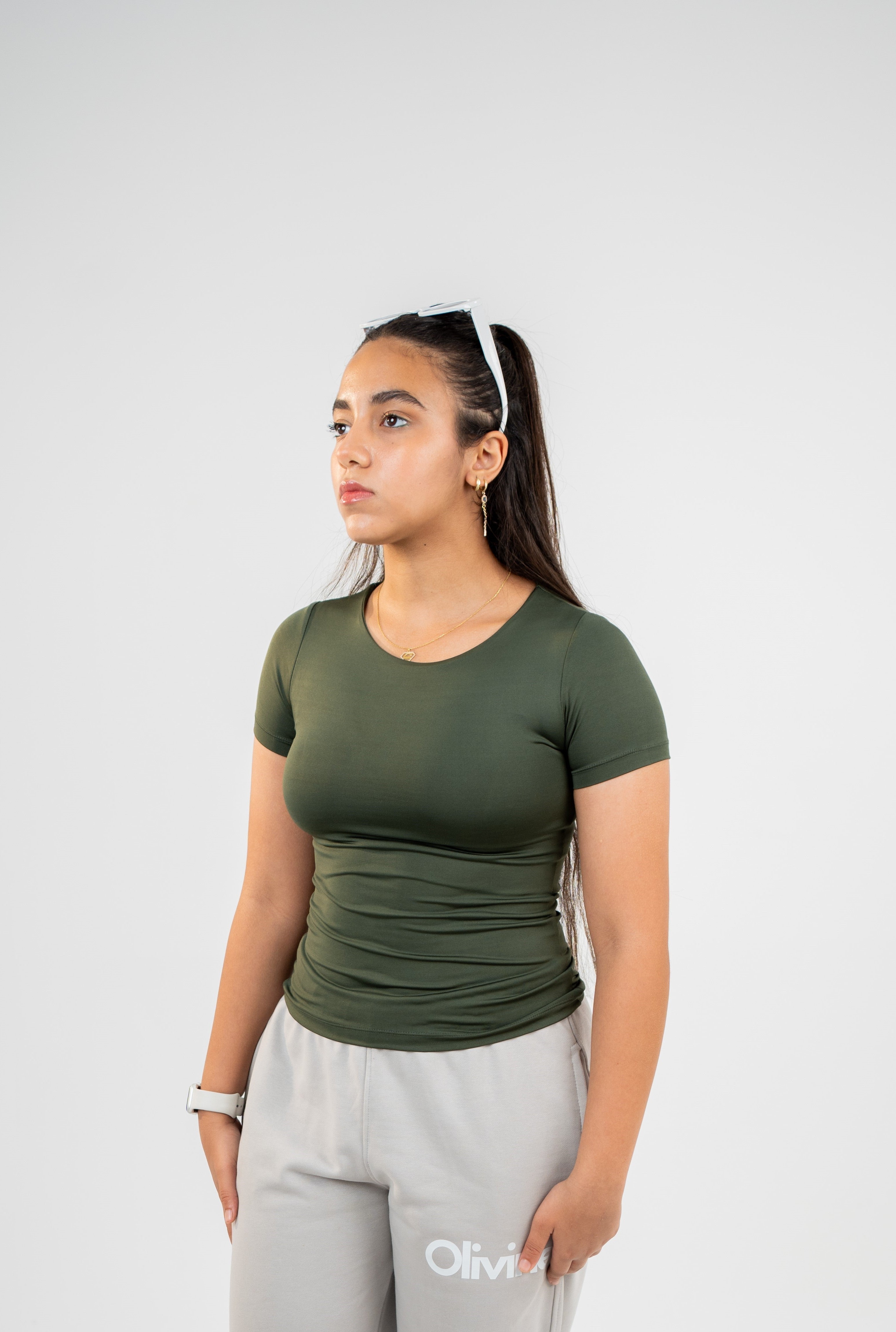 Round neck short sleeve