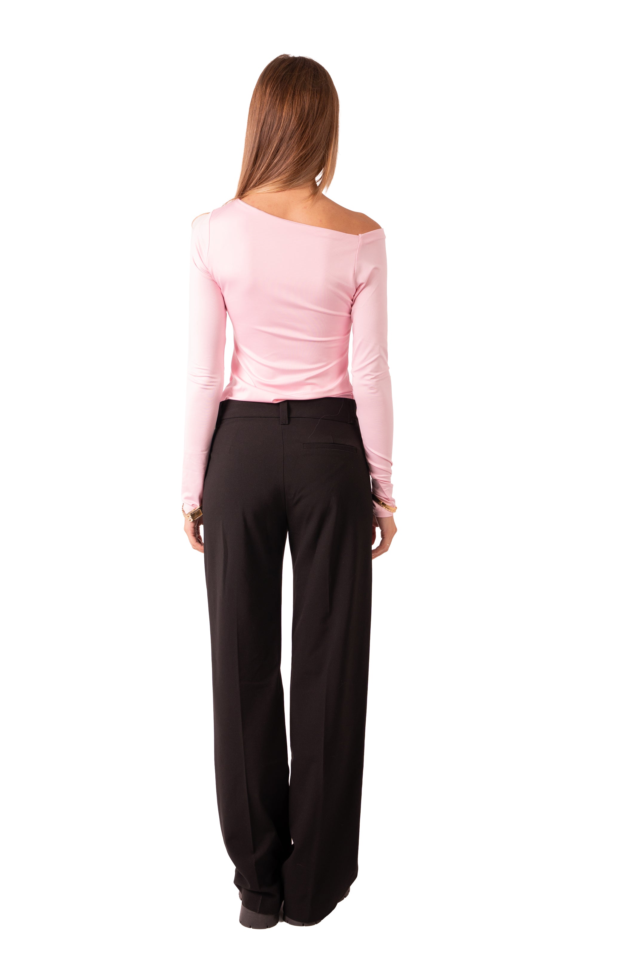 Assymetrical Off Shoulder - Pink