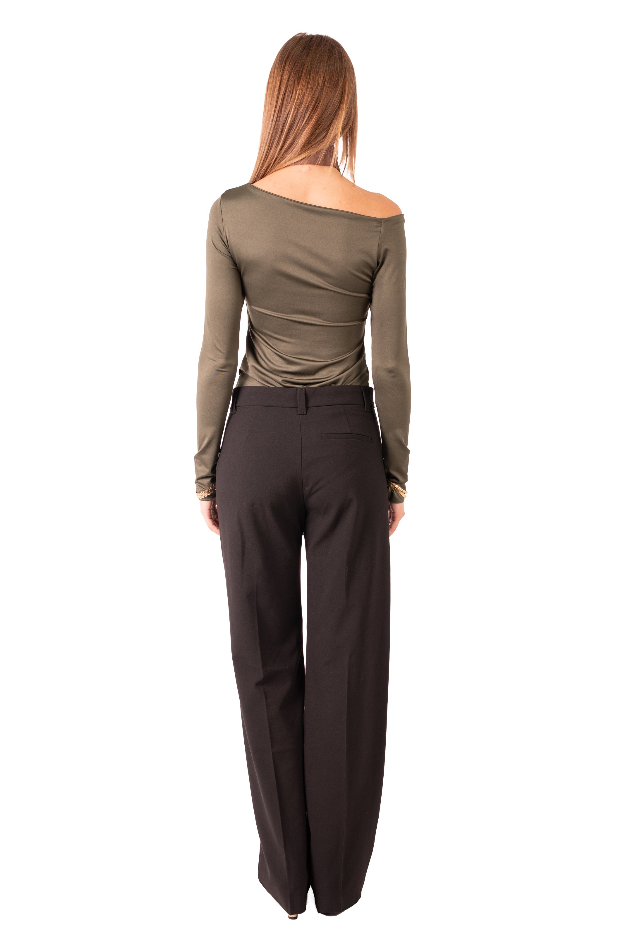 Assymetrical Off Shoulder - Olive