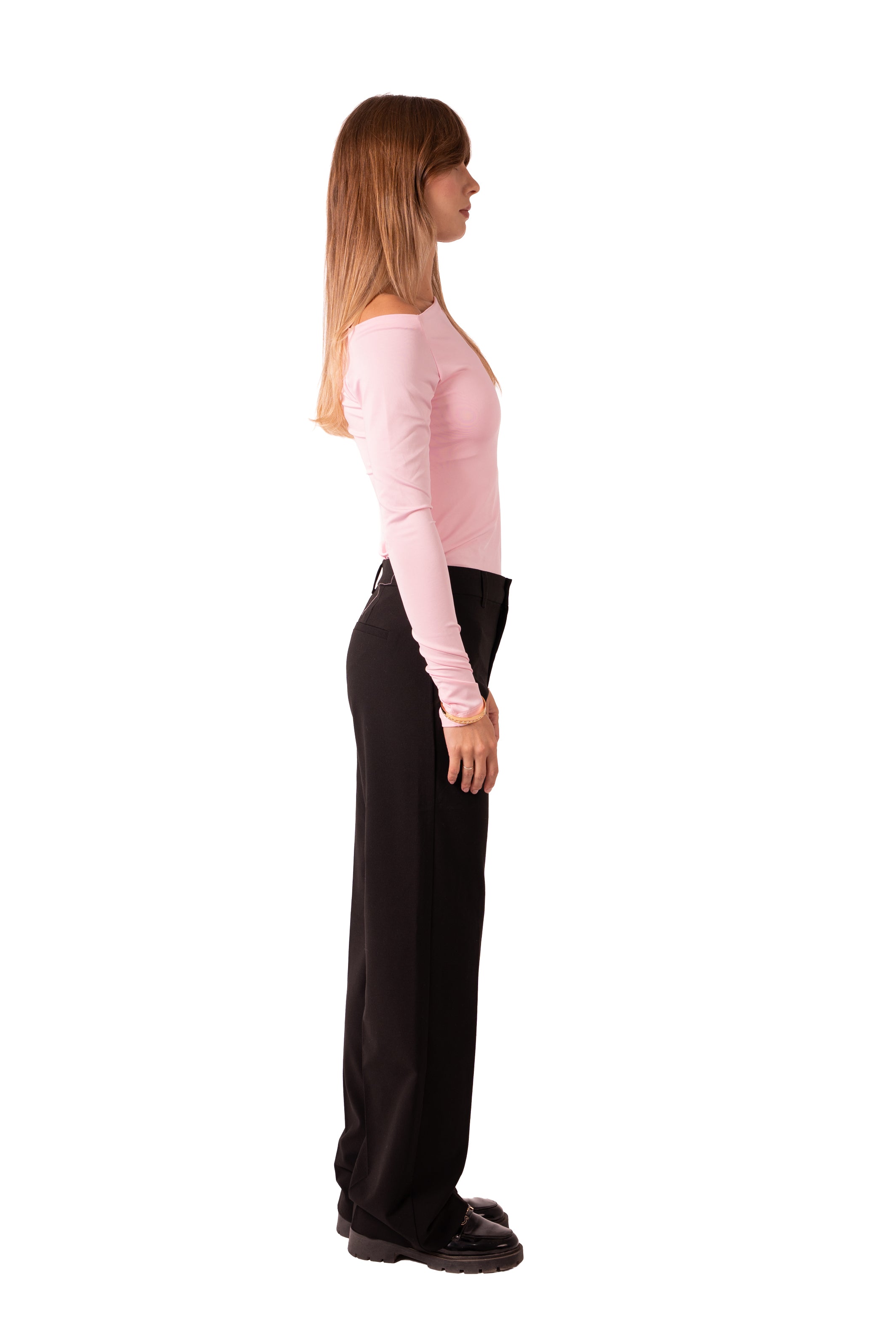 Assymetrical Off Shoulder - Pink